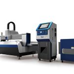 ตำแหน่งแสงสีแดง cnc เครื่องตัดเลเซอร์โลหะดำเนินการอย่างง่าย