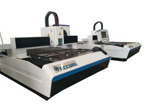แผ่นโลหะอุตสาหกรรมเครื่องตัดเลเซอร์ 500w ระบบป้องกันตู้