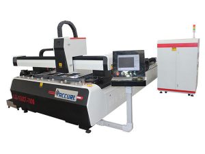แผ่นโลหะผสมเหล็ก cnc เครื่องตัดไฟเบอร์เลเซอร์สองไดรฟ์ที่มีประสิทธิภาพสูง