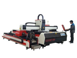 เครื่องตัดไฟเบอร์เลเซอร์ไฟเบอร์ 500w800w1kw800mm / s ความเร็วในการทำงานของ