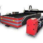 ประเภทที่ปิดล้อม cnc เครื่องตัดไฟเบอร์เลเซอร์ 500 วัตต์ / 1000 วัตต์มีความแข็งแรงสูง