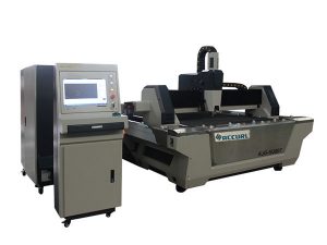 cnc เครื่องตัดไฟเบอร์เลเซอร์เครื่องตัดแผ่นสแตนเลสพร้อมโต๊ะแลกเปลี่ยน