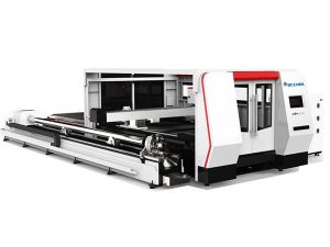 Cnc ไฟเบอร์เลเซอร์หลอดเครื่องตัด 1000 วัตต์กับ cypcut ระบบการควบคุม